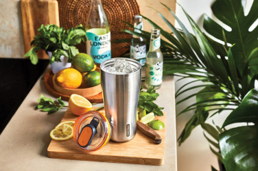 Логотрейд бизнес-подарки картинка: Черный+Blum термостакан для путешествий 600 мл