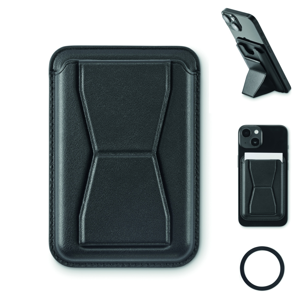 Лого трейд pекламные продукты фото: Magnetic PU cardholder