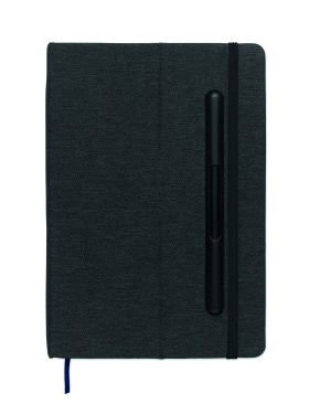 Логотрейд pекламные подарки картинка: A5 notebook with phone holder