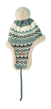 Лого трейд pекламные продукты фото: Knitted beanie with ear flap