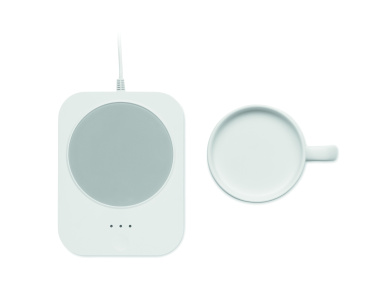 Логотрейд pекламные cувениры картинка: Wireless charger mug warmer set