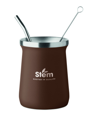 Лого трейд pекламные cувениры фото: Yerba mate tea cup