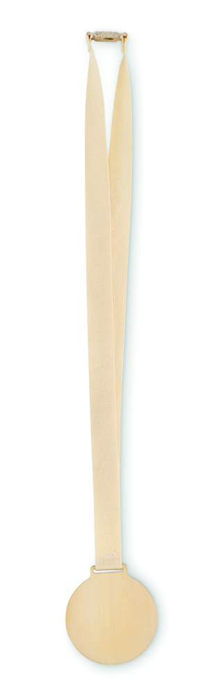 Логотрейд pекламные cувениры картинка: Wooden medal