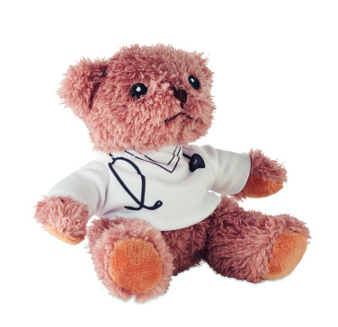 Лого трейд pекламные cувениры фото: Teddy bear plush doctor