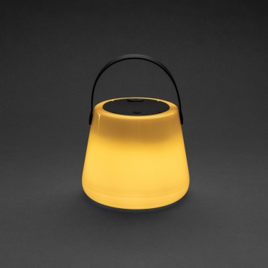 Logotrade profilprodukter bild: SolarGlow USB återuppladdningsbar outdoor-lampa RCS plast