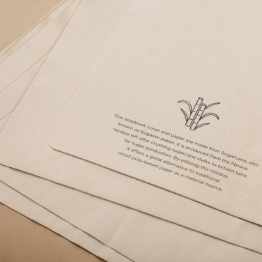 Logotrade reklamprodukter bild: Stylo sockerrörspapper A5 anteckningsbok