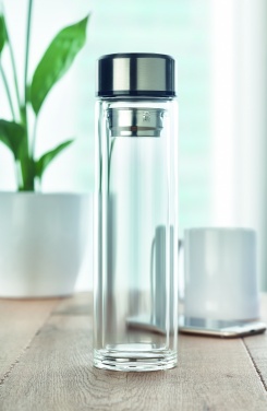 Logotrade reklamprodukter bild: Flaska med touchtermometer