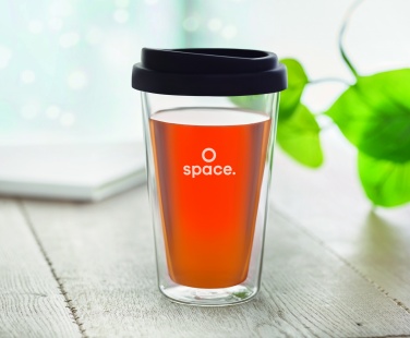 Logotrade kampanjprodukter bild: Borosilikat mugg 350ml