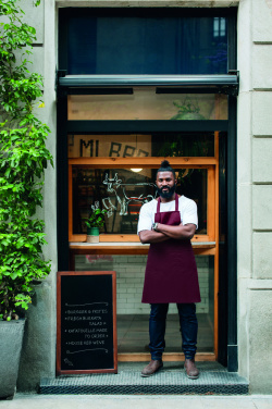 Logotrade profilprodukter bild: Förkläde ekologisk bomull 240g