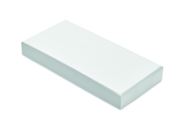 Logotrade profilprodukter bild: Rund nyckelring i glas