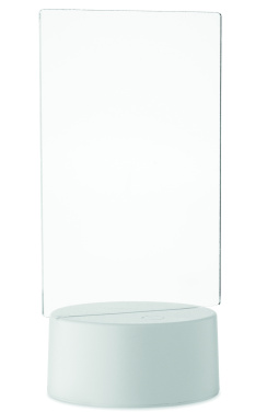 Logotrade presentreklam bild: LED-belyst memoskylt