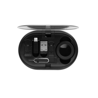 Logotrade reklamprodukter bild: Chargevix Multifunktionell 60W laddning i RCS återv. plast