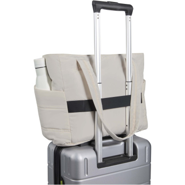 Logotrade reklamprodukter bild: Puffer 15,6" laptoptote av återvunnen GRS, 18 l